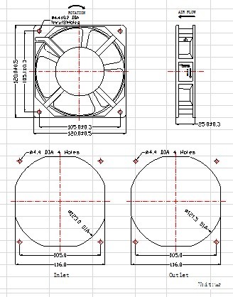 交流风扇220v-230v