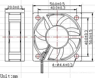 双滚珠散热风机风扇